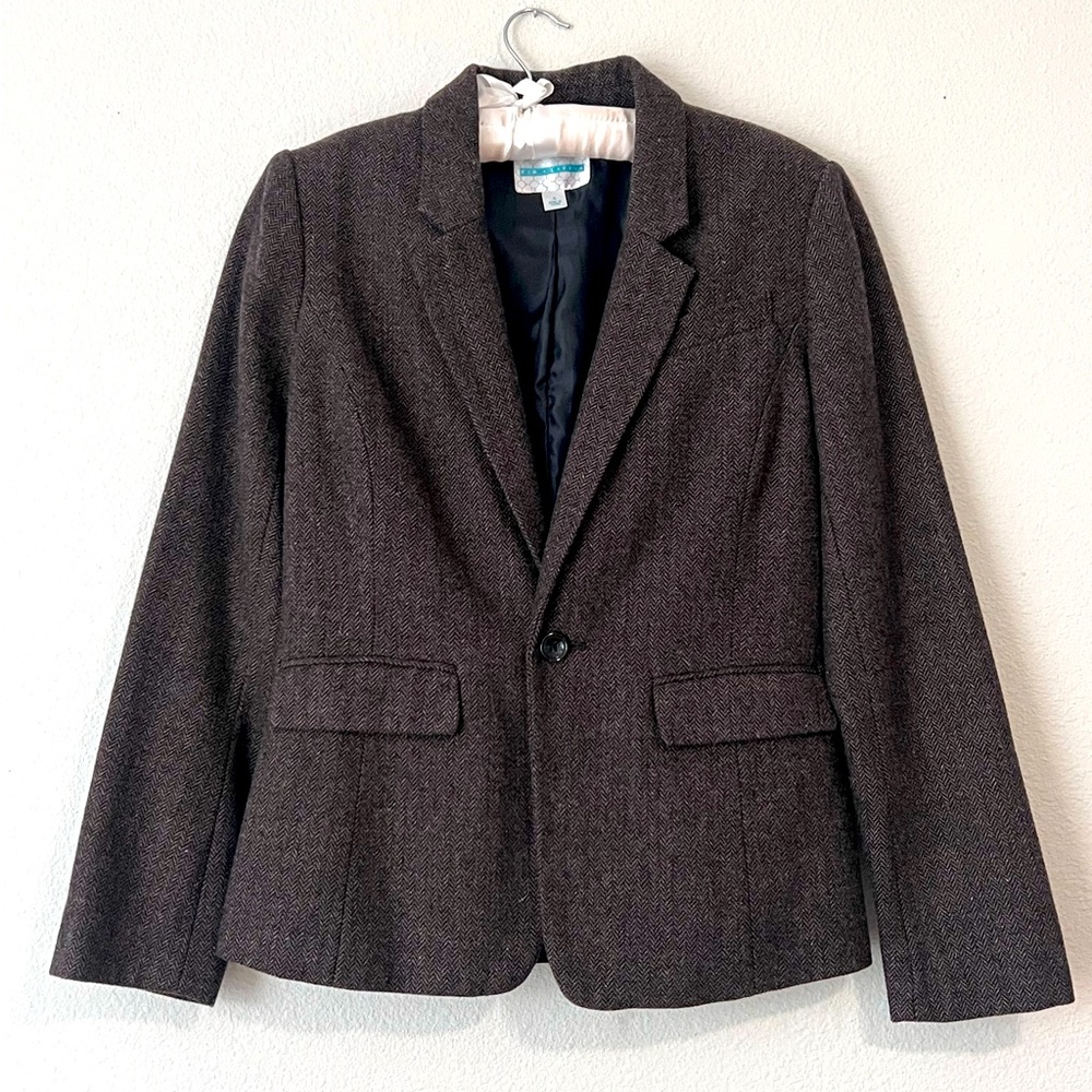|| PIM + LARKIN || WOOL BLAZER ||